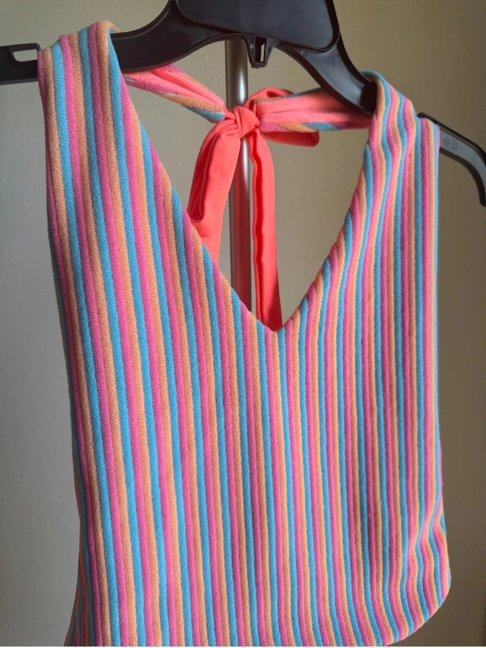 NWT Beach Riot Frida One Piece In Petal Stripes Sz XS